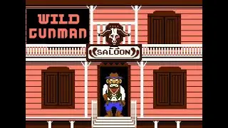 WILD GUNMAN SALOON NES Nintendo 1974 _ Gang Stage