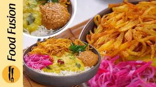 Teekhi Garlic Chutney & Crispy Potato Chips for Daal Chawal Recipe by Food Fusion