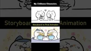 Storyboard vs Animation: My Chiikawa Obsession (shot 11)