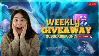 5K SPECIAL WEEKLY MEMBERSHIP ll LIVE GIVEAWAY#shortlive #freefireshorts #ytshortlive #youtubeshorts