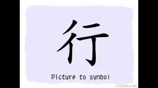 The BuShou of HanZi :行