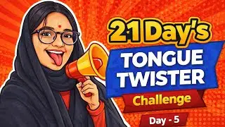 Day-5, 21 Day's TOUNGE TWISTER Challenge Series🌀 #toungetwisterchallenge #englishwithvinnu #english