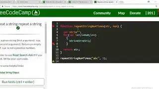 repeat a string repeat a string freecodecamp