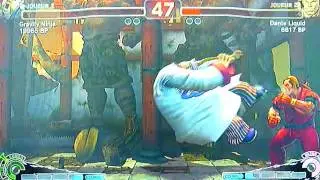 SSFIV : Gravity Ninja (Rufus) vs Dante Liquid (Dan)