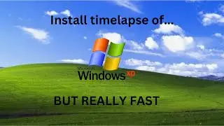 Windows XP Install but its really fast