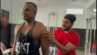 Shoulder  workout  ADA Fitness Centre Nainamadama