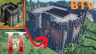 Minecraft: West European Castle from Age of Empires 2