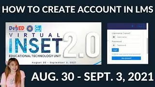 HOW TO ENROLL IN DEPED VIRTUAL INSET 2.0? | HOW TO CREATE ACCOUNT IN LMS | VINSET 2.0