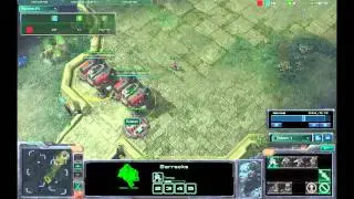 Starcraft Danmark - Terran 4rack Marine rush