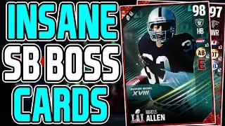 INSANE SUPER BOWL BOSS CARDS! Madden 17 Super Bowl Promo! MUT 17 Super Bowl Marcus Allen Boss & MORE