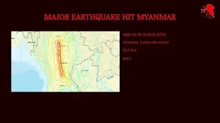 M7.7 #earthquake hits #myanmar  | 2025-03-28 06:20:52 (UTC) | 10km