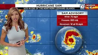 Hurricane Sam: 5 a.m. Friday advisory