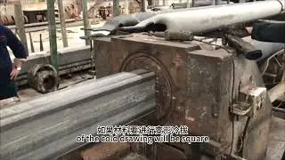 Steel pipe cold drawing process flow  #steelpipes #fitting #colddrawing