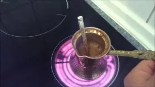 T&uuml;rkischer Mokka Kaffee machen - Die Zubereitung - Turkish Mocca kahve coffee - How to brew/ serve?