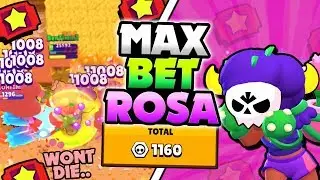 BOSS ROSA OP! MAX BETS IN BIG GAME! SHE DOESNT DIE!! | BRAWL STARS | BRAWL BOXES FAST!
