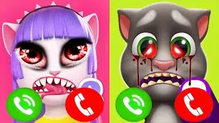 Fake Call My Talking Angela 2 EXE vs  My Talking Tom 2 #5