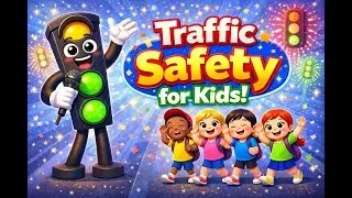 Traffic Light Song for Kids | Red Yellow Green | Learn Colors & Safety