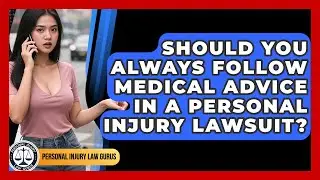 Should You Always Follow Medical Advice In A Personal Injury Lawsuit? - Personal Injury Law Gurus