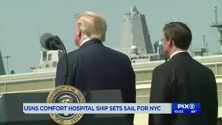 U.S. Navy hospital ship heading to NYC for coronavirus aid