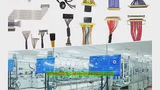 Завод жгутов проводов Встроенный LVDS кабель Hirose Кабельная сборка для продвинутых сенсорных интер