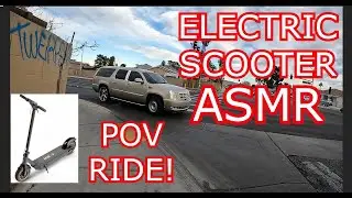 POV Electric Scooter ASMR Ride on the Hiboy S2 Max around Las Vegas Neighborhood