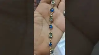 Jewelry Protection: Hamsa and Evil Eye Charm Bracelet Designs#EvilEyeBracelet #HamsaHand