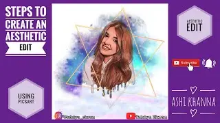 PicsArt Editing Tutorial | Dripping Effect | Aesthetic Edit | Tabiya Ekram