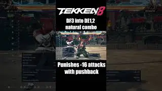 Lars DF3 into Dynamic Entry 1,2 is now a viable long range punish! #TEKKEN8 #T8_Lars #TEKKEN #Gaming