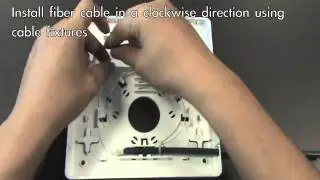 CTS HES-3106 Fiber Cable Tray Installation