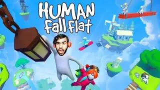 LIVE 🔴  Playing human fall flat for the first time
