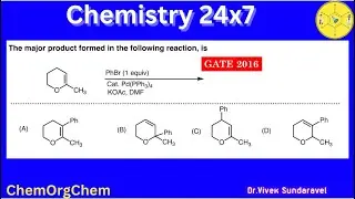 Heck Cross-Coupling/Selectivity/GATE 2016| Problem Solved|ChemOrgChem