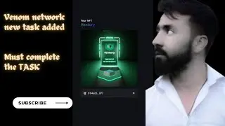 venom network new task added | complete the task must #venomnetwork #nftmint#cryptocurrency