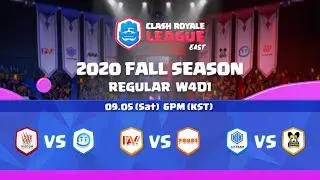 2020 Clash Royale League East Fall Season - W4 D1