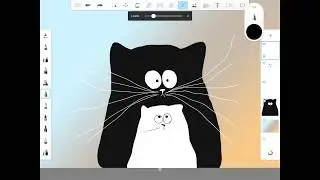 Смешные кошки 🔴 Очень просто! Как нарисовать кошек. (Wordtoons) обучение шаг за шагом для ребенка