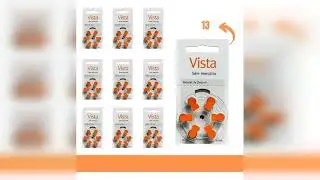 Review: 60 Pilhas Auditivas Vista Argosy Tamanho 13 - Selo Laranja