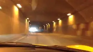 Ferrari 458 sound in a tunnel, Ume&aring; Sweden
