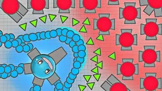 BEST TANK FOR HIGH SCORE IN DIEP.IO! Immortal Arena Closer vs Fighter ( Diepio Epic Moments)