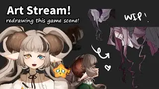 【ART】rendering and finishing my simp artwork!【Ruuna Starbright】