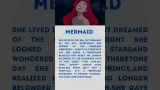 Mermaid 🧜&zwj;♀️ Easy English stories! Русалочка 🫧