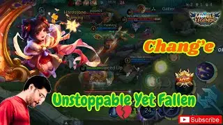 MVP Glory Fades 🕊️ | Chang’e Epic MLBB Match 🌌| Mobile Legends Bang Bnag #hardstonegaming