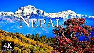 Nepal 4K - Scenic Relaxation With Calming Music, Kathmandu,4K Video, Nature Sounds, Soft Relaxing