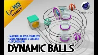 Cinema 4D Tutorial - Dynamic Balls (good for beginner)