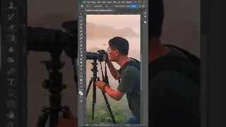 Text Behind Image In Photoshop 2023 Tutorial #shortsvideo #photoshopshorts #youtubeshorts