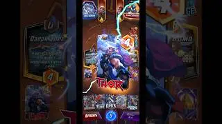 THOR DECK IS INSANE TO GRAND ARENA MARVEL SNAP #marvelsnap #snap #cardgame #gameplay #thor #short