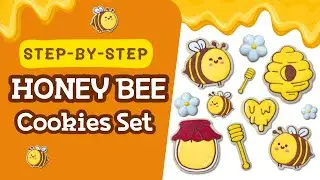 Step-by-Step Honey Bee Cookies Decorating Guide
