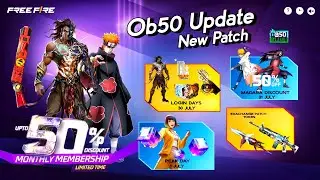 Ob50 Update Free Rewards 🥳🤯 | free fire new event | ff new event | upcoming event in free fire