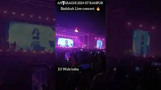 Badshah live concert Antaragni 2024 IIT Kanpur #shorts #video#song#trending#music#badshah#antaragni
