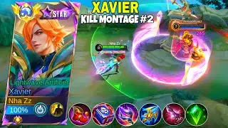XAVIER POWER FULL DAMAGE ONE SHOT MONTAGE #2 | MOBILE LEGENDS