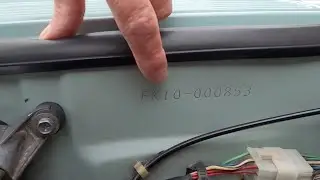 How to find your Nissan Figaro Vehicle Identification Number (VIN) Video