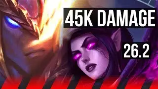 AATROX vs MORGANA (TOP) | Electrocute, 45K damage, Good KDA: 14/3/13 | NA Grandmaster | 26.2